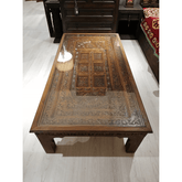 Indian Hand Carved Solid Wood Coffee Table C37